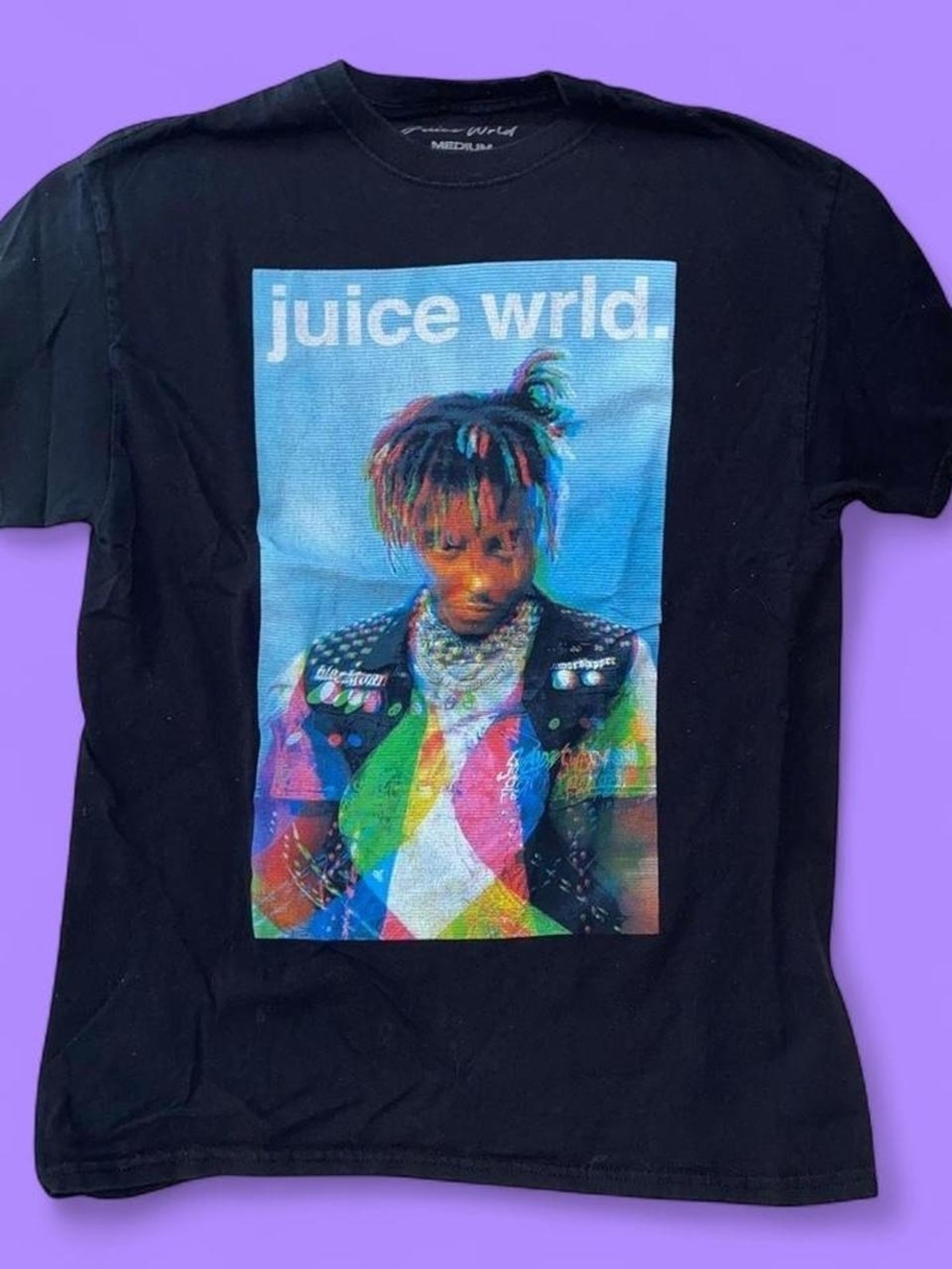 Juice Wrld Black Graphic Short Sleeve Tee